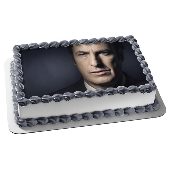 Better Call Saul Saul Goodman Black Background Edible Cake Topper Image ABPID27062