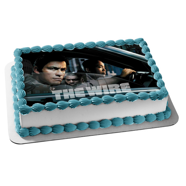 The Wire Jimmy McNulty Stringer Bell In a Car Edible Cake Topper Image ABPID27093