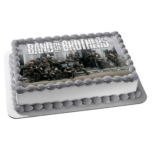 Band of Brothers Sgt. Denver Randleman Army Troops Edible Cake Topper Image ABPID27110