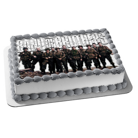 Band of Brothers Stsgt. Joseph J. Toye Edible Cake Topper Image ABPID27116