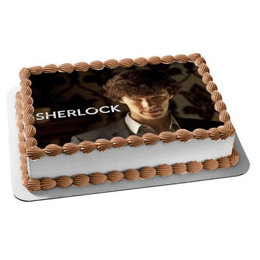 Sherlock Logo Sherlock Holmes Edible Cake Topper Image ABPID27127