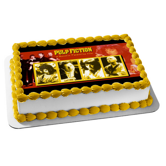 Imagen comestible para tarta de Pulp Fiction Vincent Jules Mia Wallace Butch ABPID27146 