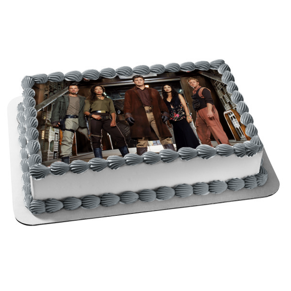 Imagen comestible para tarta de luciérnaga Zoe Malcom Inara Hoban Jayne ABPID27192 