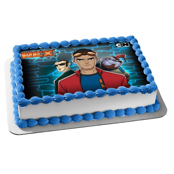 Generator Rex Evo Agent Six Bobo Haha Edible Cake Topper Image ABPID27202