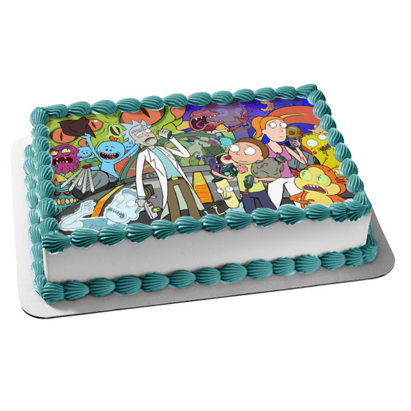 Rick and Morty Summer Smith Mr. Poopy Butthole Edible Cake Topper Image ABPID49744