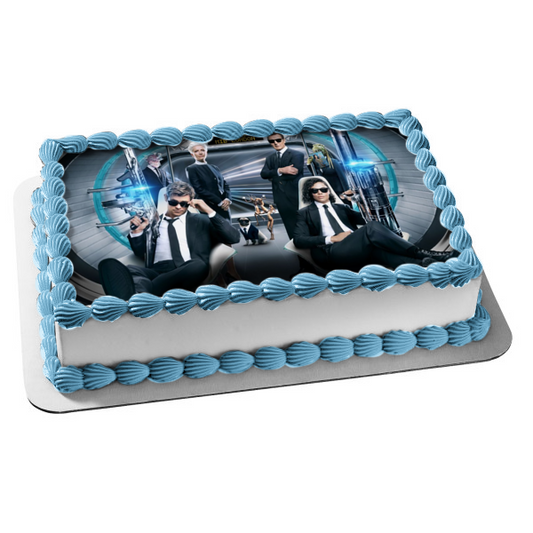 Men In Black International Agent O Agent H High T Edible Cake Topper Image ABPID49707