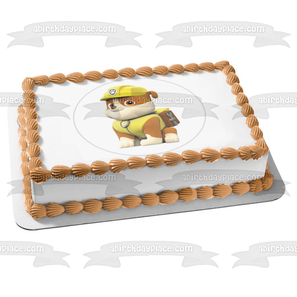 Imagen comestible para decoración de tarta con escombros de la Patrulla Canina sentado ABPID27277 