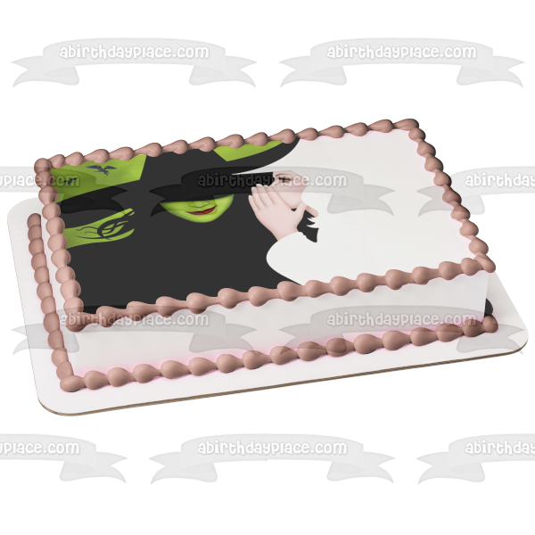 Wicked Elphaba Glinda Flying Monkeys Edible Cake Topper Image ABPID50873