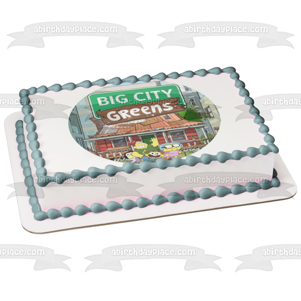 Imagen comestible para tarta de Big City Greens Cricket Tilly Bill Gramma ABPID50930 