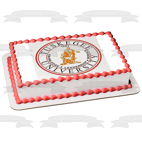 Imagen comestible para decoración de tarta de la Universidad de Tuskegee ABPID51743 