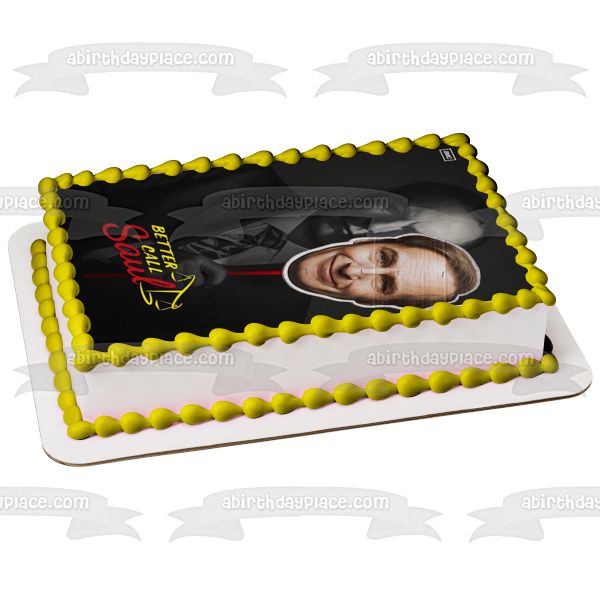 Better Call Saul Temporada 5 Saul Goodman Happy Face Mask Imagen comestible para decoración de tarta ABPID51233 