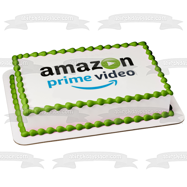 Imagen comestible para decoración de tarta con logotipo de Amazon Prime Video ABPID51304 