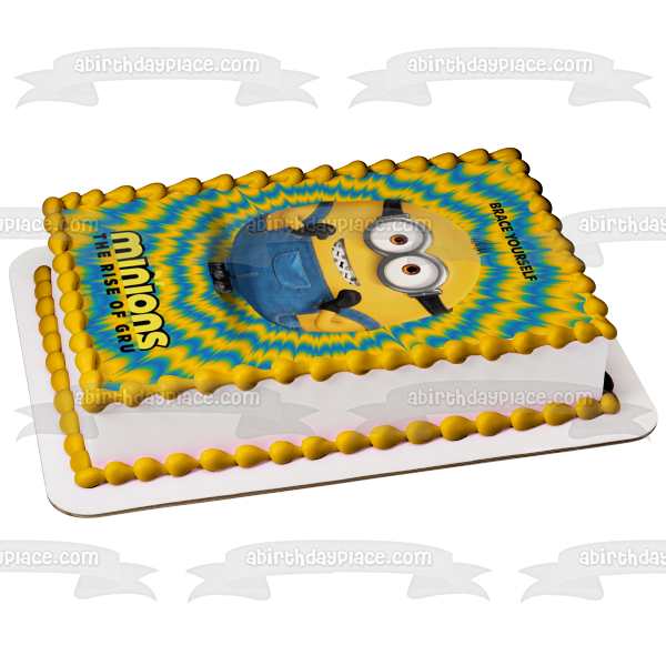 Minions: El ascenso de Gru, Mi villano favorito Otto, decoración comestible para tarta, imagen ABPID51396 