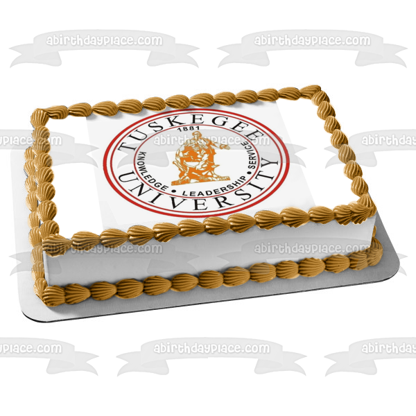 Imagen comestible para decoración de tarta de la Universidad de Tuskegee ABPID51743 