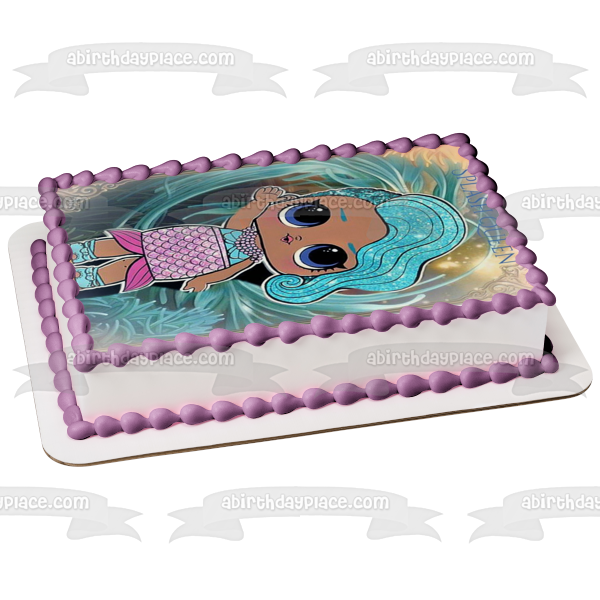 Imagen comestible para decoración de tarta LOL Surprise Splash Queen ABPID50960 