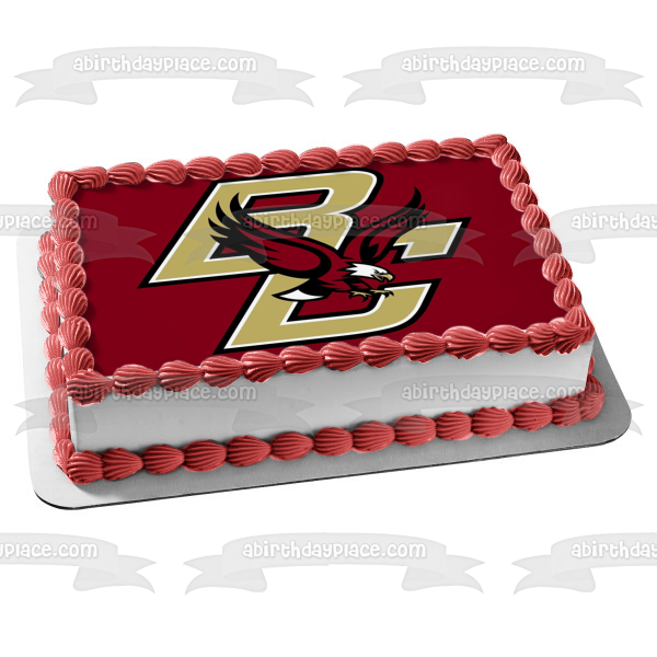 Imagen comestible para tarta con logotipo de Boston College Eagles NCAA College Sports ABPID51001 