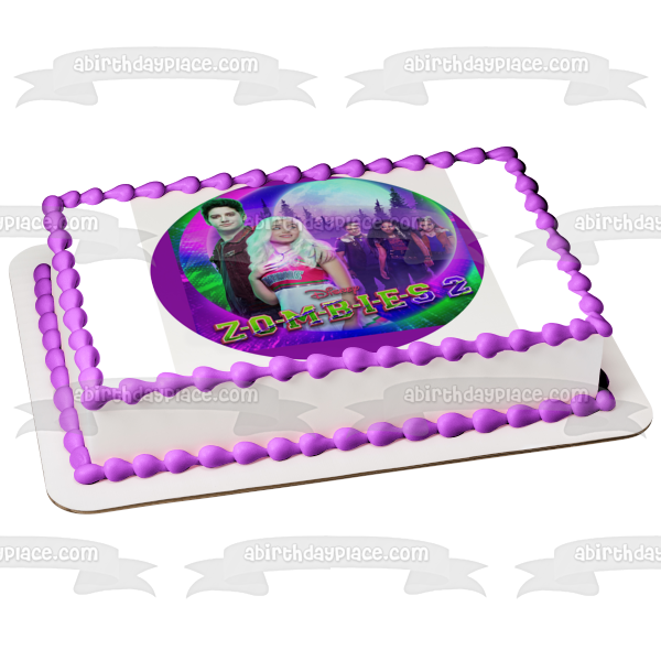 Imagen de decoración comestible para tarta de Disney Zombies 2 Zed Addison ABPID51030 