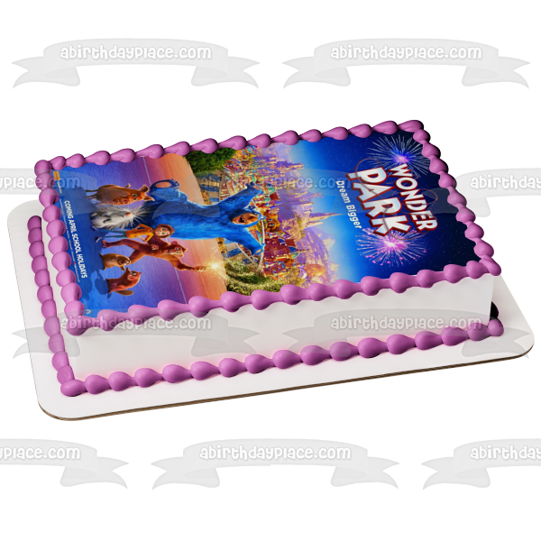 Póster de la película Wonder Park Dream Bigger June Bailey Boomer Gus Gretta Peanut Cooper Steve Edible Cake Topper Imagen ABPID51107 