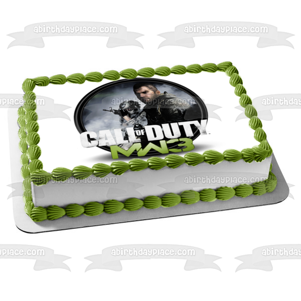 Imagen comestible para decoración de tarta de Call of Duty Modern Warfare 3 John Mactavish ABPID51276 