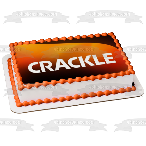 Imagen comestible para decoración de tarta con logotipo de Crackle ABPID51313 