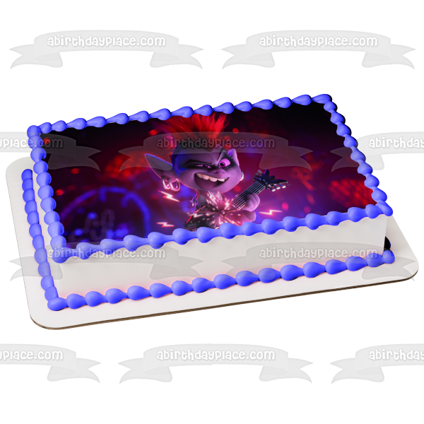 Imagen comestible para tarta con diseño de Trolls World Tour Queen Barb ABPID51321 