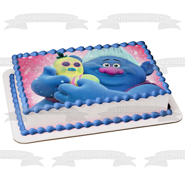 Trolls World Tour Biggie Edible Cake Topper Image ABPID51325