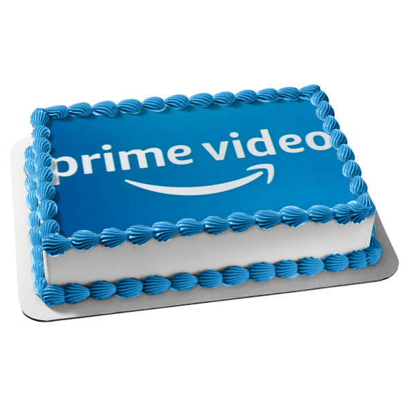 Amazon Prime Video Logo Edible Cake Topper Image ABPID51335