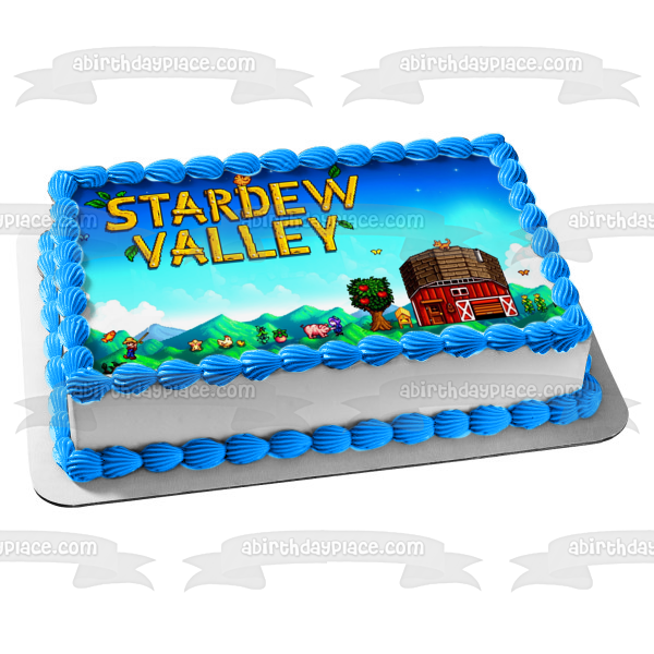 Imagen comestible para decoración de tarta de Stardew Valley ABPID51380 