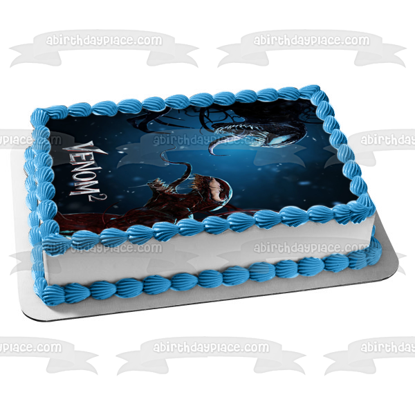 Marvel Comics Venom: Let There Be Carnage Venom 2 Imagen comestible para decoración de tarta ABPID51397 