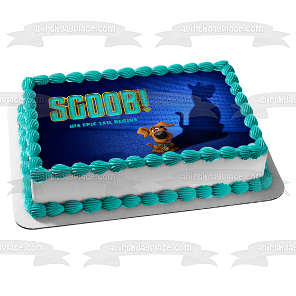 ¡Scoob! Su cola épica comienza Scooby Doo Mystery Inc Imagen comestible para decoración de tarta ABPID51406 