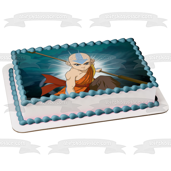 Aang Edible Cake Topper Image ABPID51423