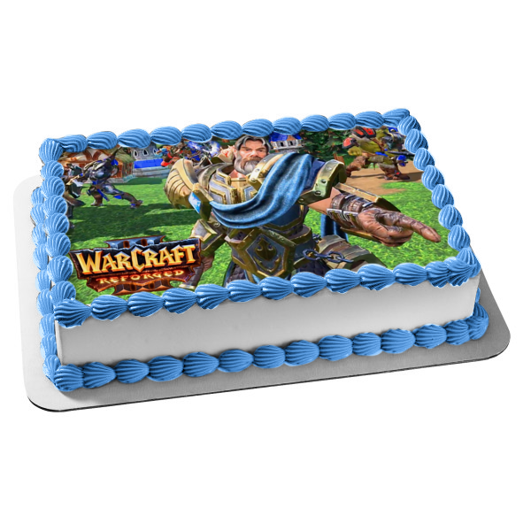 Warcraft 3: Adorno comestible para tarta Khadgar reformado Imagen ABPID51892 