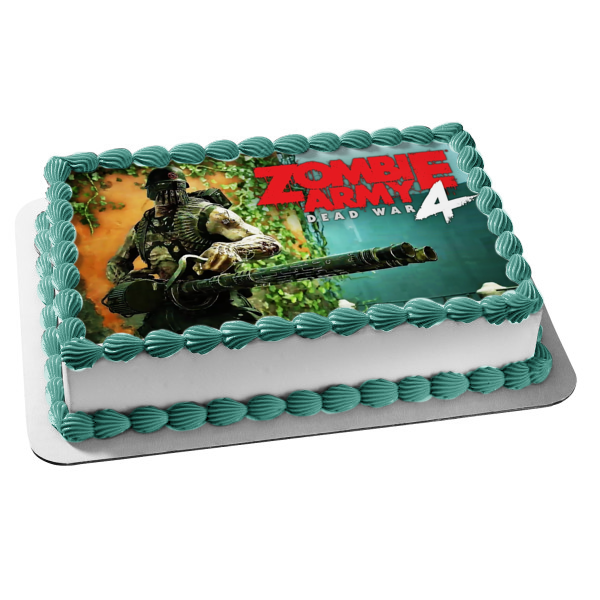 Zombie Army 4: Dead War Edible Cake Topper Image ABPID51905