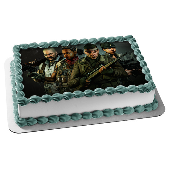 Zombie Army 4 Dead War Karl Shola Jun Boris Edible Cake Topper Image ABPID51912