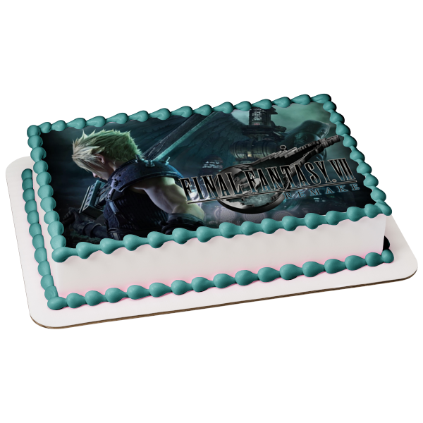 Imagen comestible para tarta de Final Fantasy 7 Remake Cloud Strife ABPID51927 