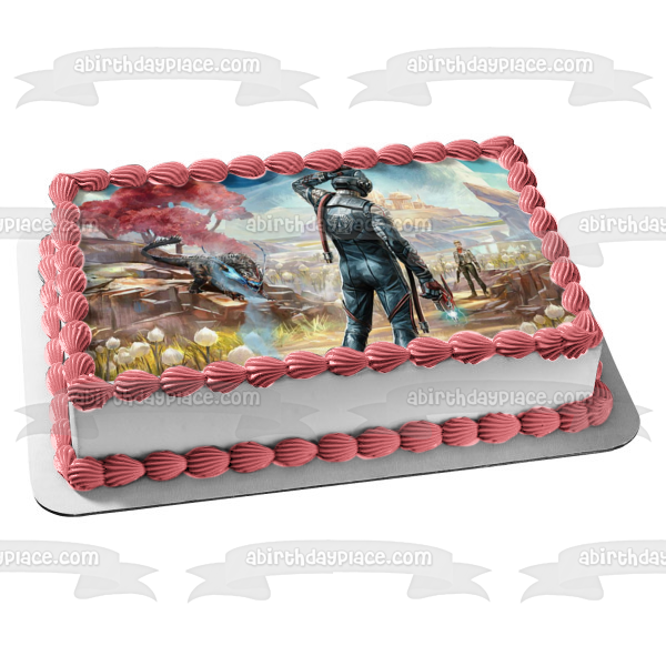 Imagen comestible para decoración de tarta Ellie de The Outer Worlds ABPID51961 