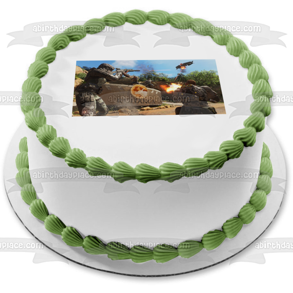 Call of Duty Ruhanga Battle Scene Edible Cake Topper Image ABPID01067