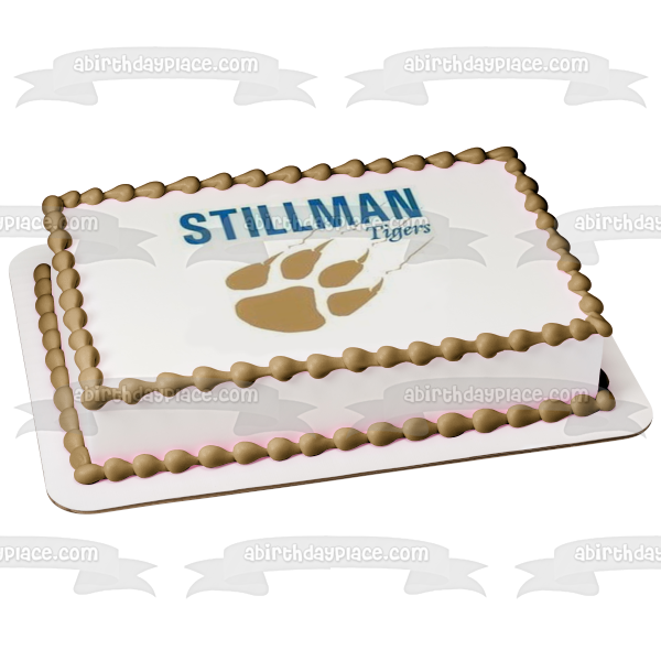 Imagen comestible para decoración de tarta de la Universidad Stillman ABPID51737 