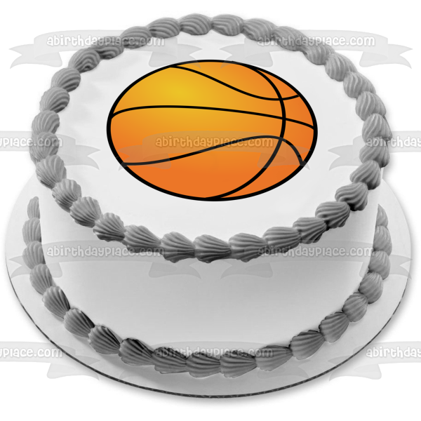 Imagen comestible para decoración de tarta de baloncesto ABPID06413 