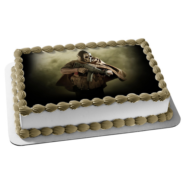 Call of Duty: Modern Warfare Ghost Edible Cake Topper Image ABPID51744