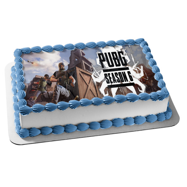 Playerunknown’S Battlegrounds Season 6 Firefight Edible Cake Topper Image ABPID51895