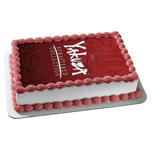 The Yakuza Remastered Collection Edible Cake Topper Image ABPID51903