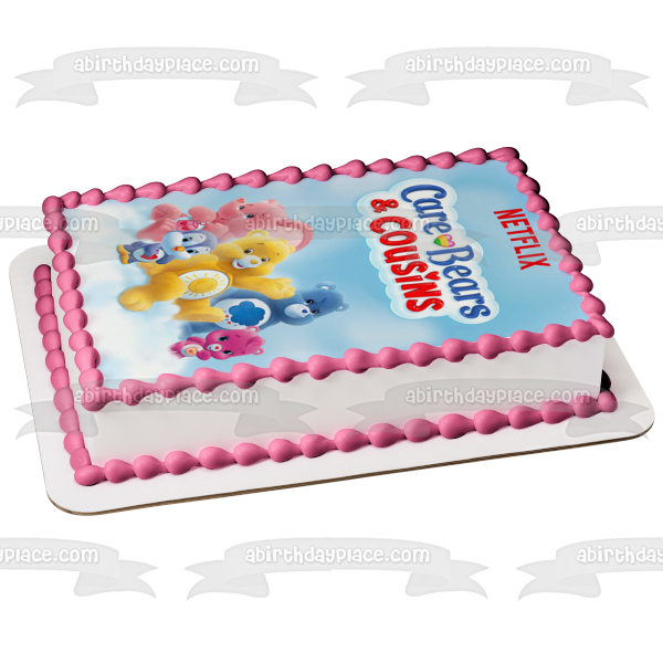 Ositos Cariñositos y Primos Oso Gruñón Oso Funshine Lotsa Corazón Elefante Adorno comestible para tarta Imagen ABPID52006 