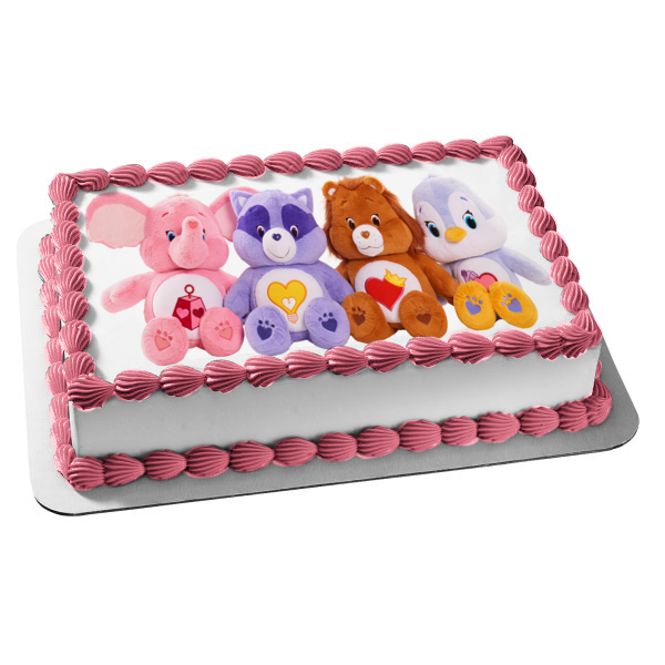 EDIBLE Care Bears Personalized wafer 1/4 sheet Cake Topper Image Decoration  | eBay