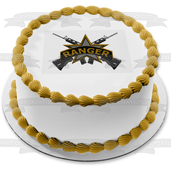 Call of Duty Modern Warfare Ranger Logo Edible Cake Topper Image ABPID27779