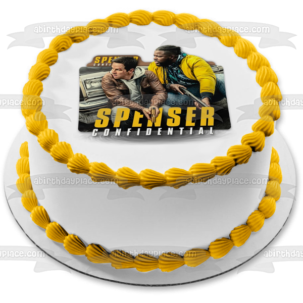 Spenser Confidential Spenser Winston Duke Guns Edible Cake Topper Image ABPID51193