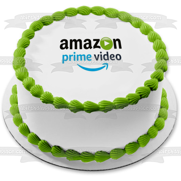 Imagen comestible para decoración de tarta con logotipo de Amazon Prime Video ABPID51304 