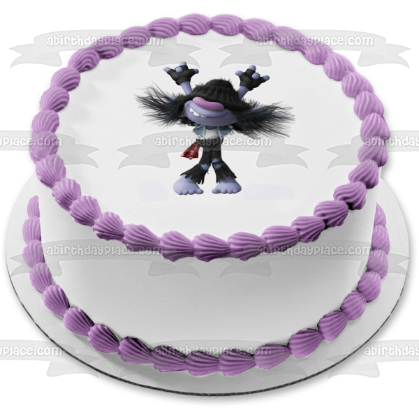 Imagen comestible para decoración de tarta Trolls World Tour Thrash ABPID51332 