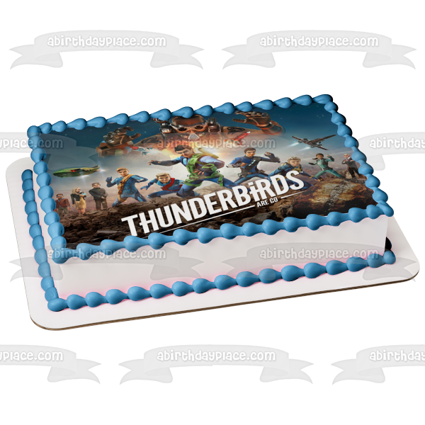 Thunderbirds son Govirgil Gordon Scott Alan John Kayo Lady Penélope Imagen comestible para tarta ABPID52096 