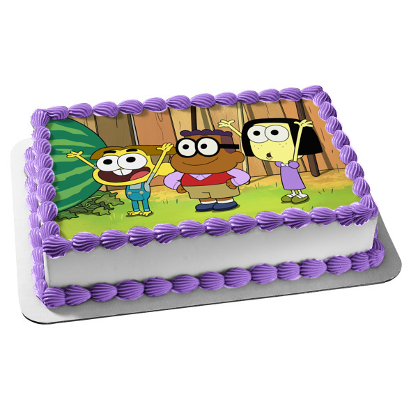 Big City Greens Cricket Tilly Remy Edible Cake Topper Image ABPID52111